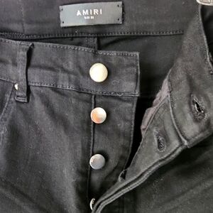 💥🇺🇲 AMIRI Black Skinny Jeans Men's 32" Amazing FIT! NWOT Good Stretch 🇺🇲 💥